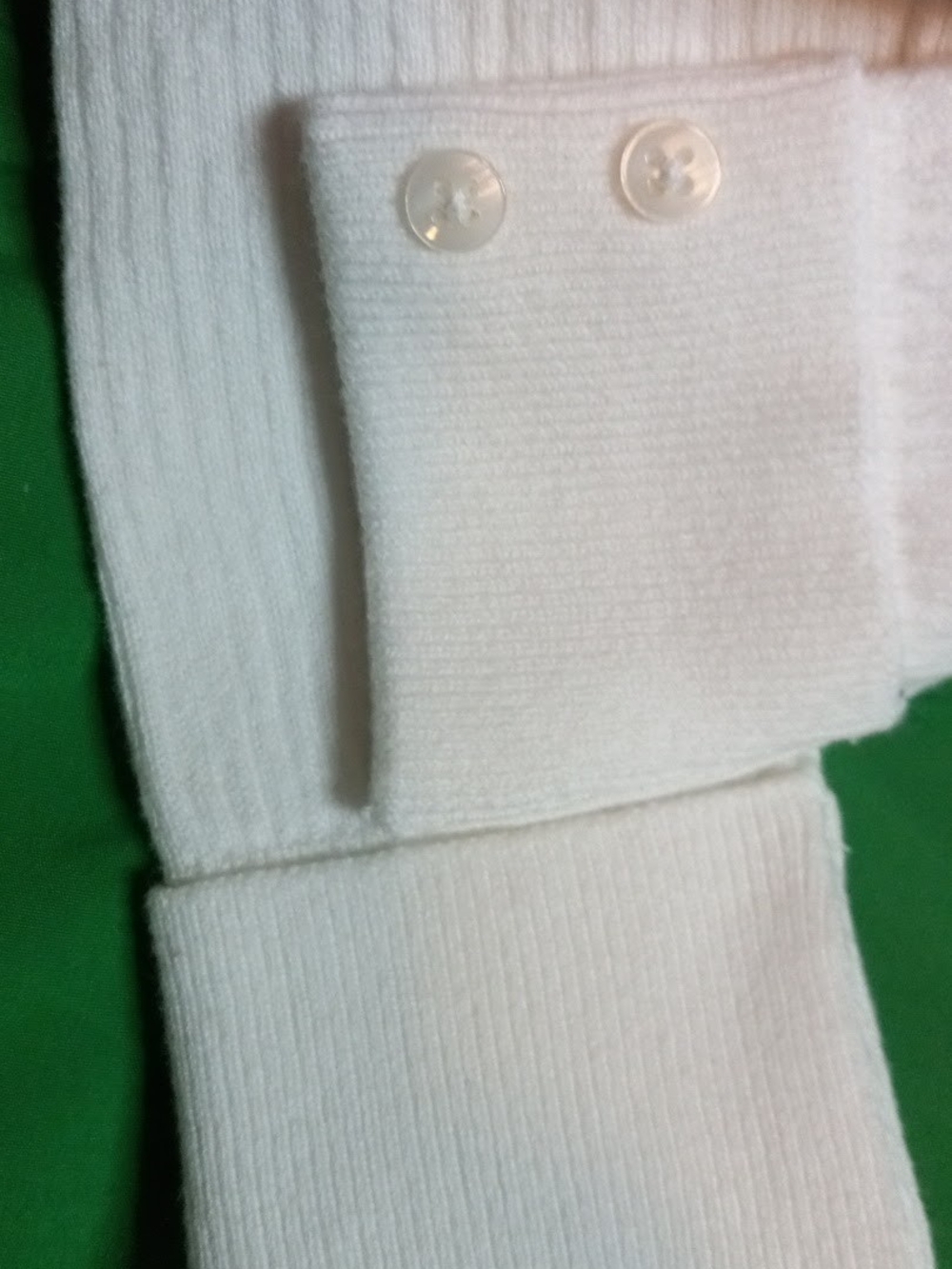 Carter's Pink Knit Peplum Top with Cream Leggings Set - Picture 4 of 5